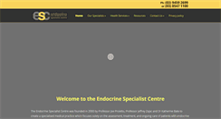 Desktop Screenshot of endocrine.net.au