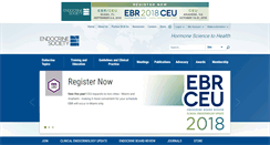 Desktop Screenshot of endocrine.org